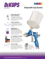 Vasos y tapas desechables DeKups® Gravity Feed de 24 oz./710 ml